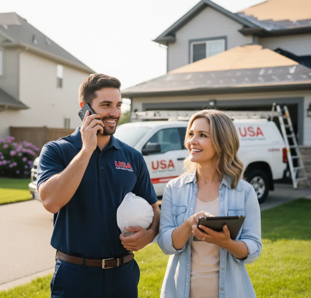 USA Roof Repair Experts customer support in Harold